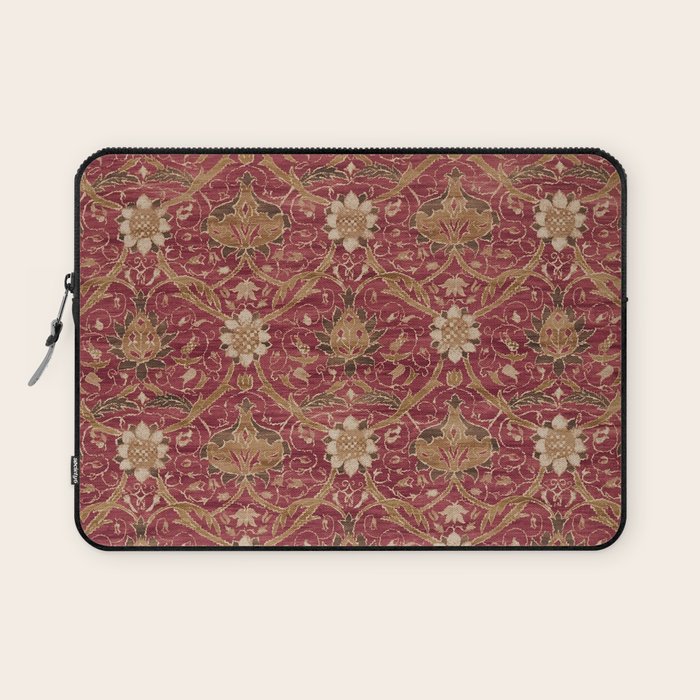 William Morris Vintage Montreal Russet Laptop Sleeve Gallery Image 1