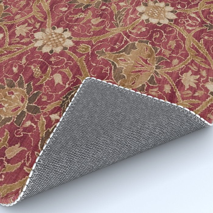 William Morris Vintage Montreal Russet Rug Gallery Image 4