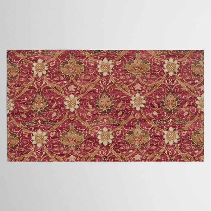 William Morris Vintage Montreal Russet Tablecloth Gallery Image 2