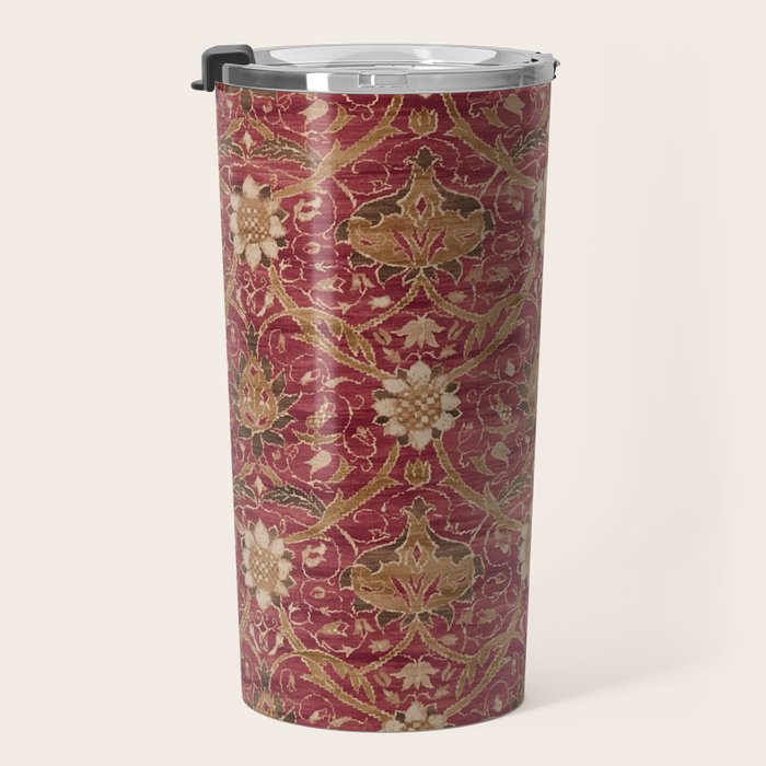 William Morris Vintage Montreal Russet Travel Mug Gallery Image 3