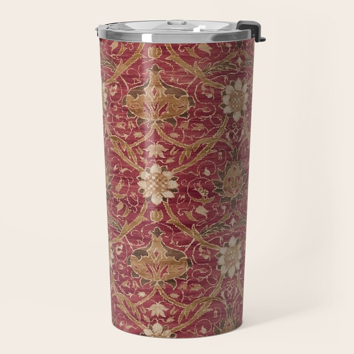 William Morris Vintage Montreal Russet Travel Mug Gallery Image 2
