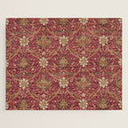 William Morris Vintage Montreal Russet Jigsaw Puzzle Gallery Image 1