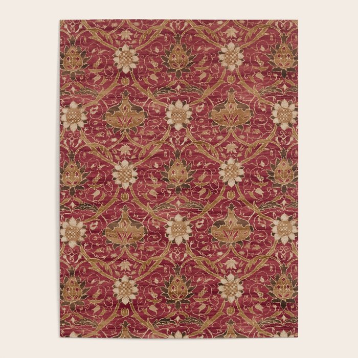 William Morris Vintage Montreal Russet Poster Gallery Image 4