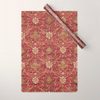 William Morris Vintage Montreal Russet Wrapping Paper Gallery Image 1
