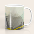 summer landscape triptych 3 abstract art Coffee Mug Gallery Image 1