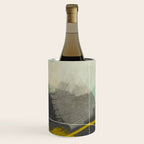 summer landscape triptych 3 abstract art Wine Chiller Gallery Image 3