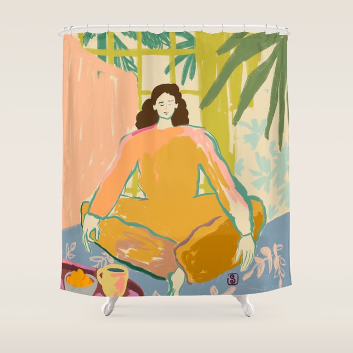 SAFE SPACE Shower Curtain Gallery Image 1