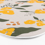 Flower Market Yellow Flowers Bath Mat Gallery Image 3