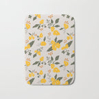 Flower Market Yellow Flowers Bath Mat Gallery Image 1