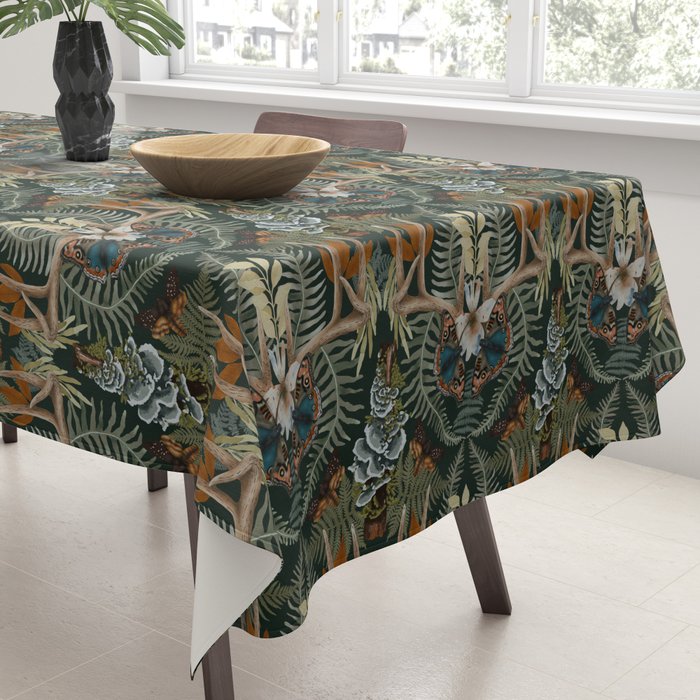 Whimsical Deer Antlers Tablecloth Gallery Image 3