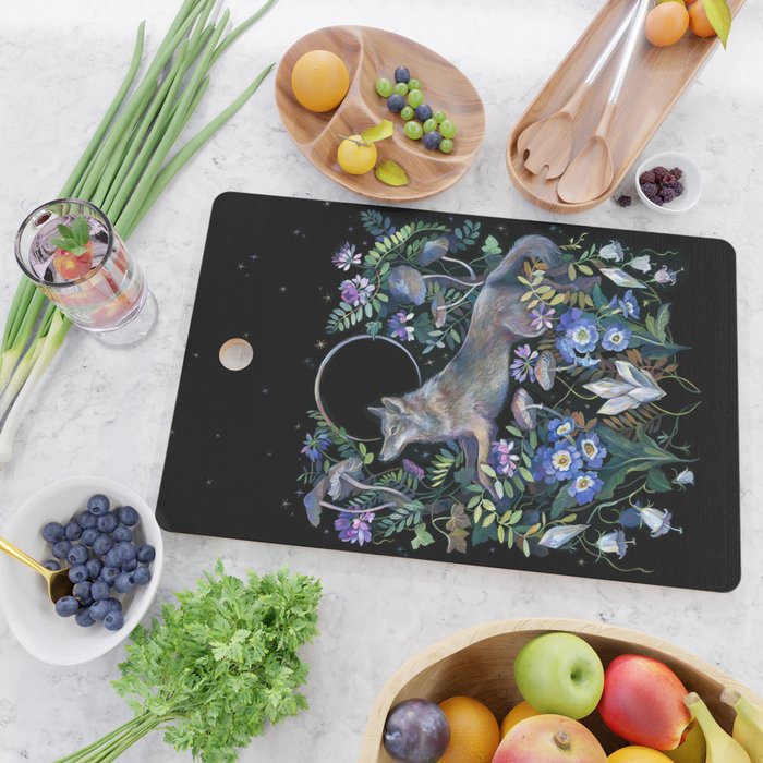 Moon Wolf Cutting Board Gallery Image 2