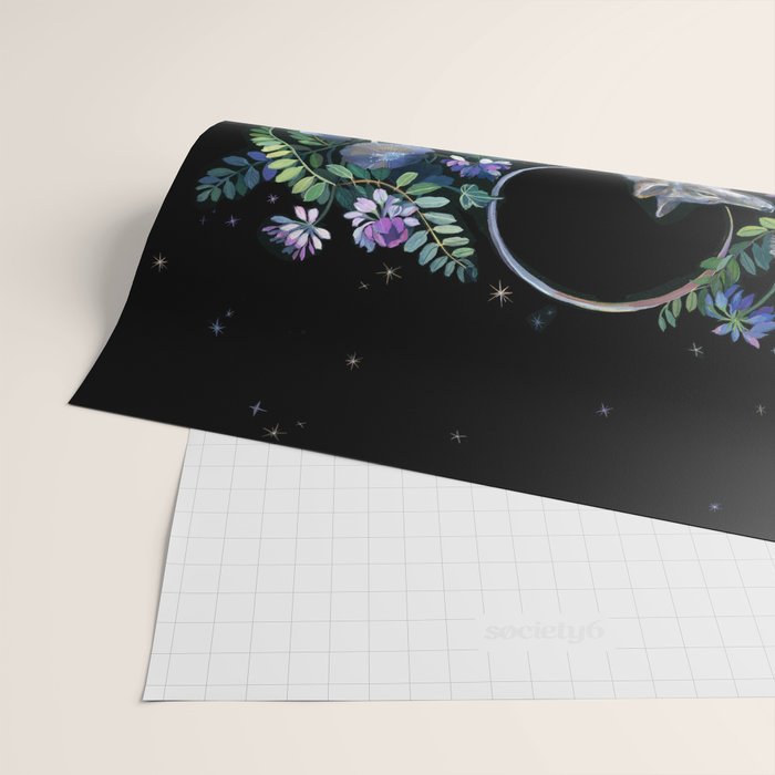 Moon Wolf Wrapping Paper Gallery Image 2