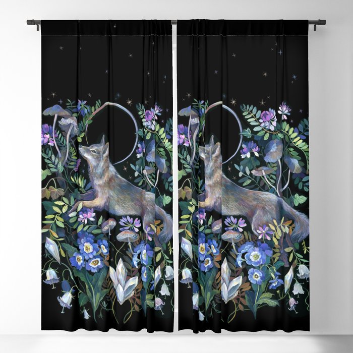 Moon Wolf Window Curtain Gallery Image 1