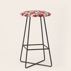Rose Watercolor Pattern Stool Gallery Image 1