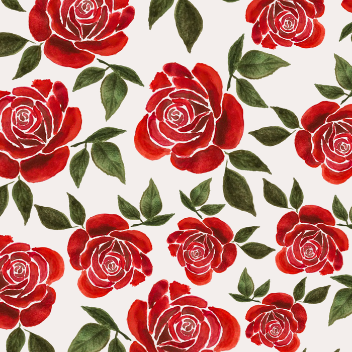 Rose Watercolor Pattern Coffee Mug Gallery Image 2