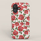 Rose Watercolor Pattern iPhone Case Gallery Image 1