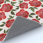 Rose Watercolor Pattern Rug Gallery Image 4