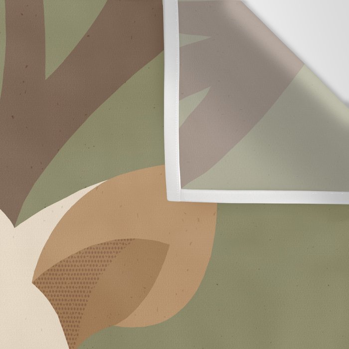 Red Deer Animal Portrait Wall Tapestry Gallery Image 3