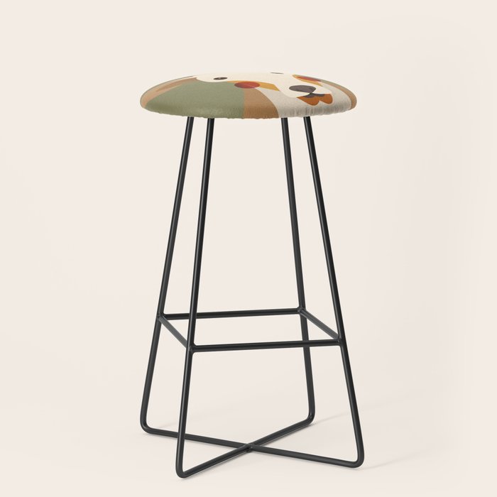 Red Deer Animal Portrait Stool Gallery Image 1