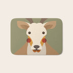 Red Deer Animal Portrait Bath Mat Gallery Image 1