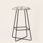 Fall Winter Woodland Deer Animals Stool Gallery Image 1