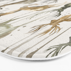 Fall Winter Woodland Deer Animals Bath Mat Gallery Image 3