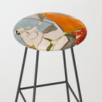 The Timid Bride Indian Painting Miniature  Stool Gallery Image 2
