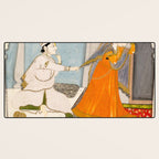 The Timid Bride Indian Painting Miniature  Desk Mat Gallery Image 3