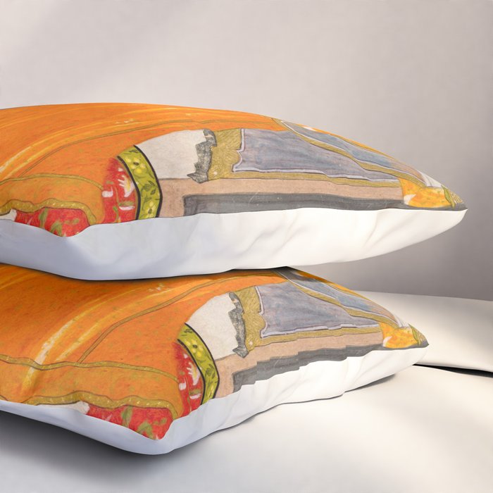 The Timid Bride Indian Painting Miniature  Pillow Sham Gallery Image 3