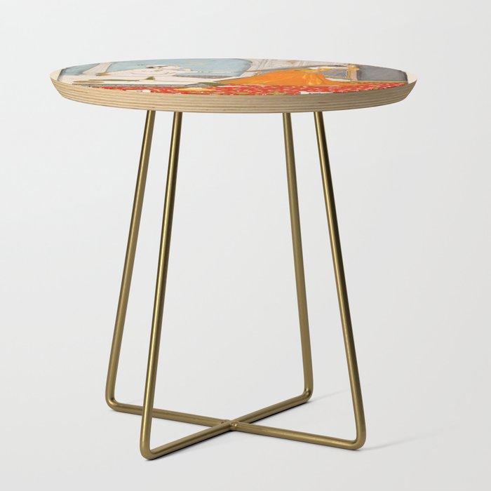 The Timid Bride Indian Painting Miniature  Side Table Gallery Image 1