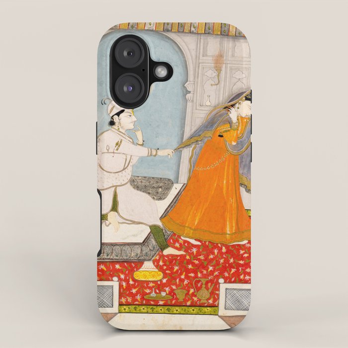 The Timid Bride Indian Painting Miniature  iPhone Case Gallery Image 1