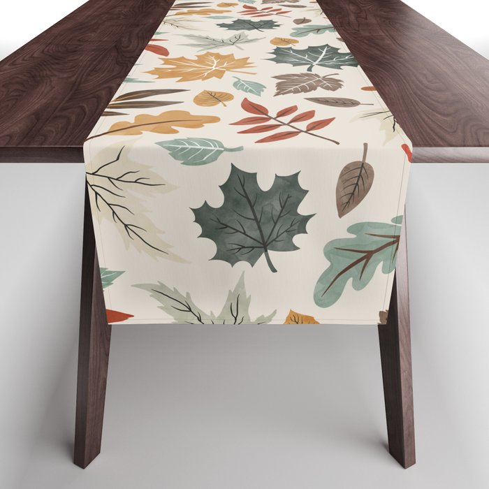 Autumn leaves fall IU Table Runner Gallery Image 1