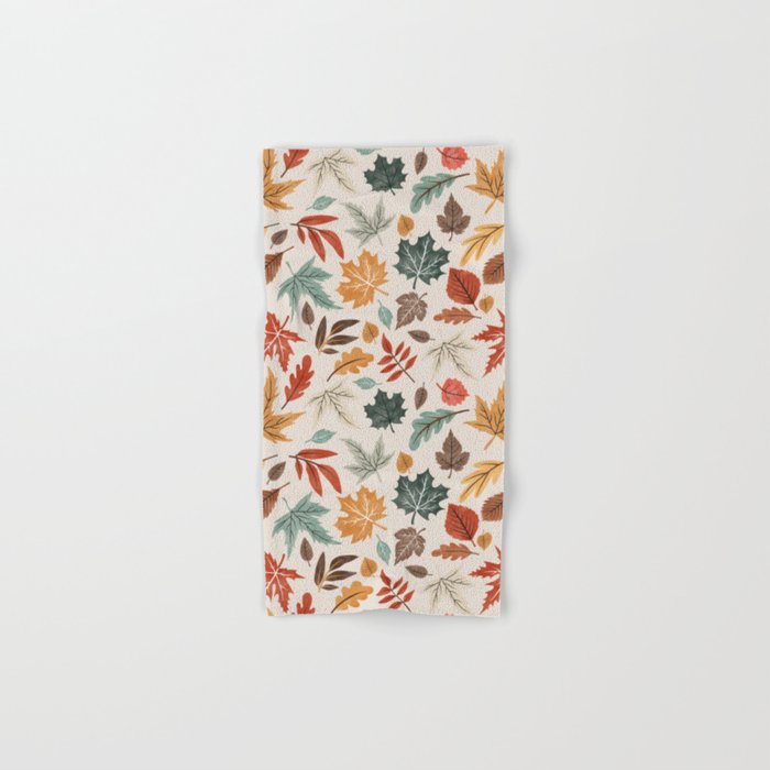 Autumn leaves fall IU Bath Towel Gallery Image 1