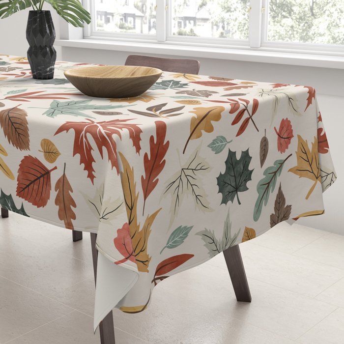 Autumn leaves fall IU Tablecloth Gallery Image 3