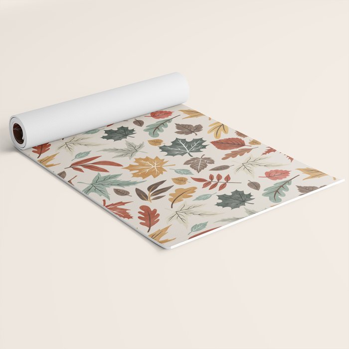 Autumn leaves fall IU Yoga Mat Gallery Image 2