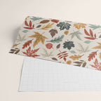 Autumn leaves fall IU Wrapping Paper Gallery Image 2