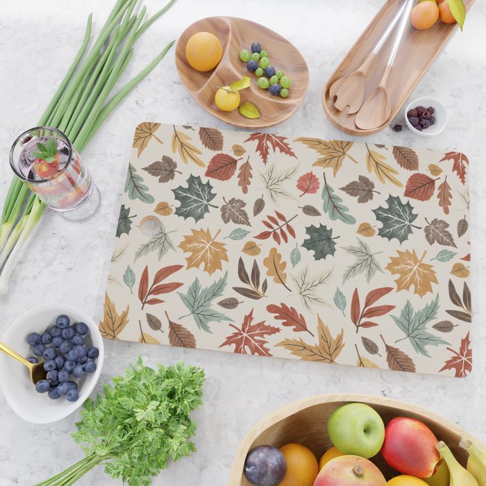 Autumn leaves fall IU Cutting Board Gallery Image 2