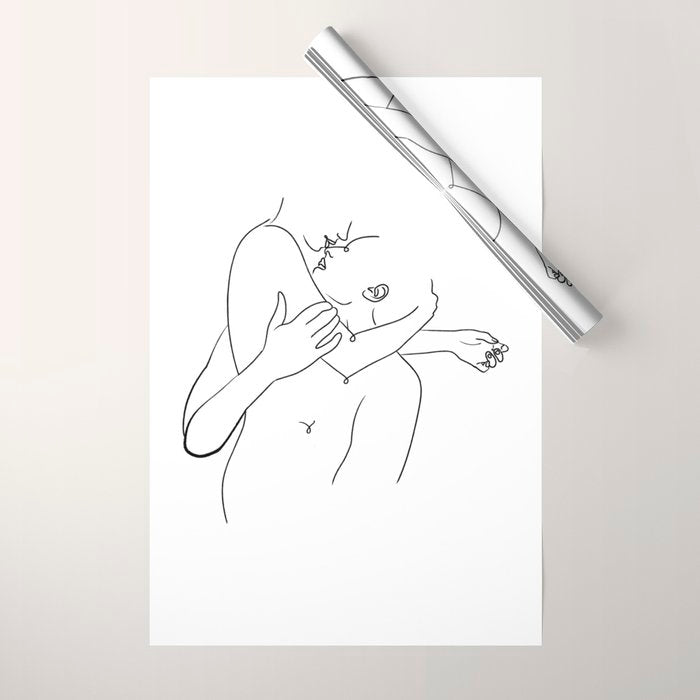 The Quiet Hold Wrapping Paper Gallery Image 1