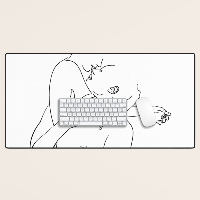The Quiet Hold Desk Mat Gallery Image 1