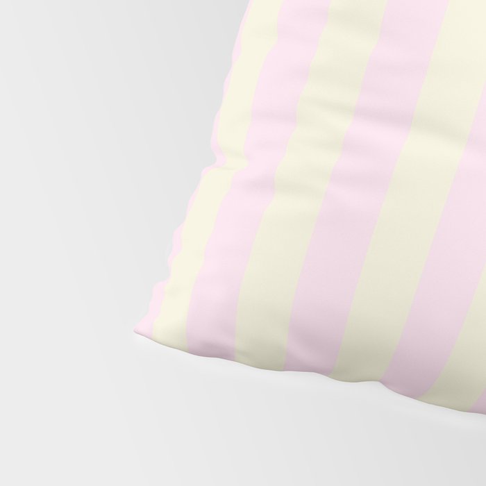 Stripes of Light Pink and Cream Pillow Sham Gallery Image 4