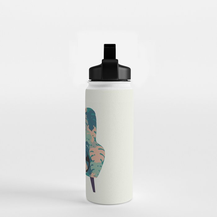 Cat and Plant 15 Water Bottle Gallery Image 2