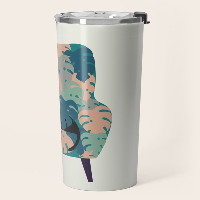 Cat and Plant 15 Travel Mug Gallery Image 2