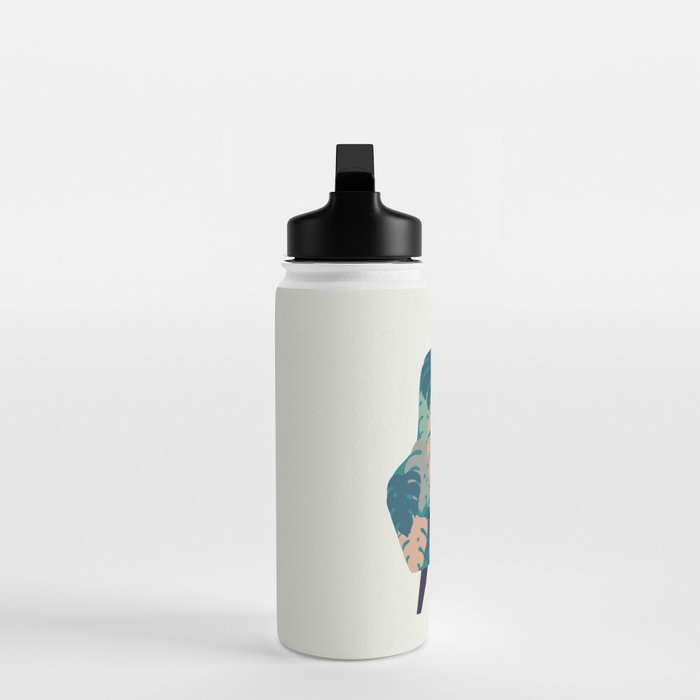 Cat and Plant 15 Water Bottle Gallery Image 3