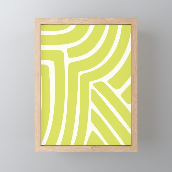 Abstract Stripes XXXVIII Mini Art Print Gallery Image 1