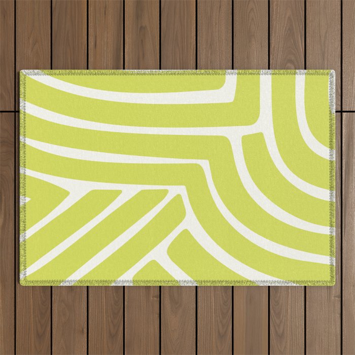 Abstract Stripes XXXVIII Outdoor Rug Gallery Image 1