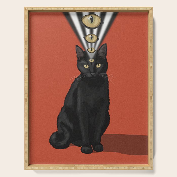 Cat Eye Serving Tray Gallery Image 1