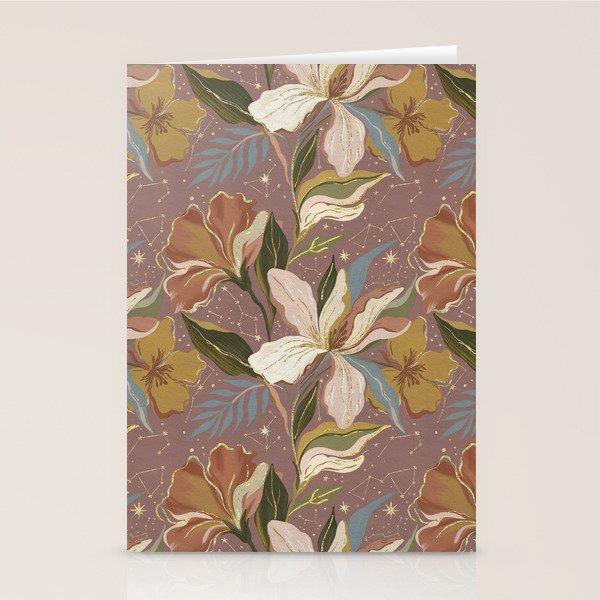 Celestial Iris Garden Stationery Card Gallery Image 2