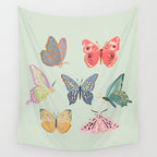 Butterflies and Moths  Wall Tapestry Gallery Image 4