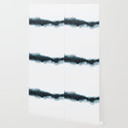 Abstract Watercolor Teal Turquoise Painting Wallpaper Gallery Image 2
