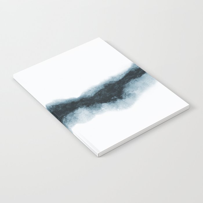 Abstract Watercolor Teal Turquoise Painting Notebook Gallery Image 2